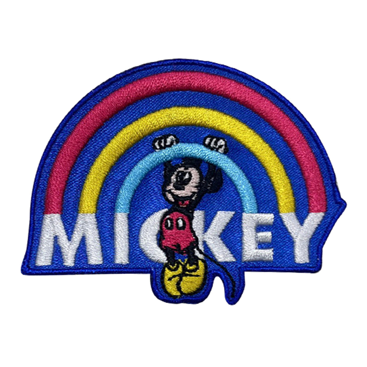 Embroidered Mickey Mouse iron-on motif patch