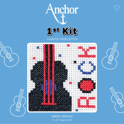 Anchor My 1st Counted Cross Stitch Kit - Rock