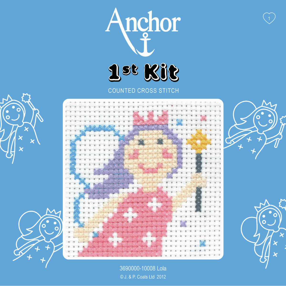 Anchor My 1st Counted Cross Stitch Kit - Lola