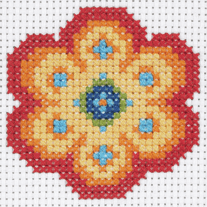 Anchor My 1st Counted Cross Stitch Kit - Flower