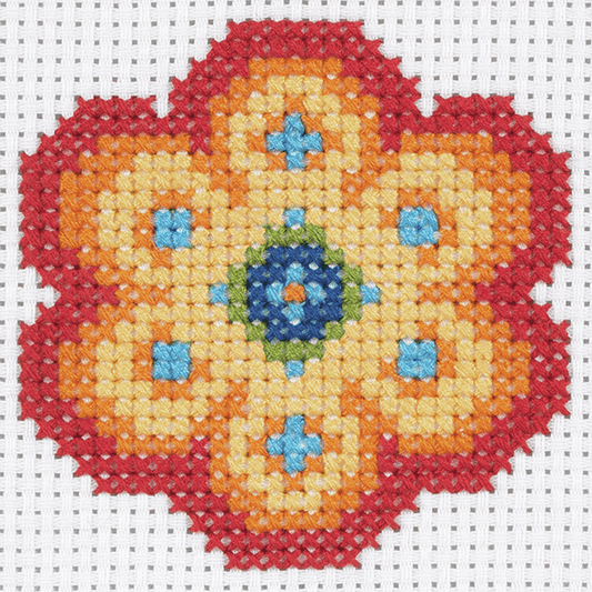 Anchor My 1st Counted Cross Stitch Kit - Flower