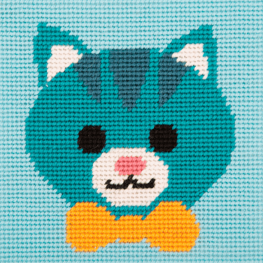 Anchor My 1st Tapestry Kit - Best Friends, Friendly Cat