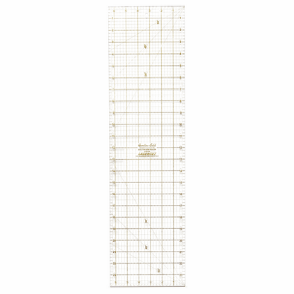 Premium Quilting Patchwork Ruler - 24 x 6.5in *Hemline Gold Edition*