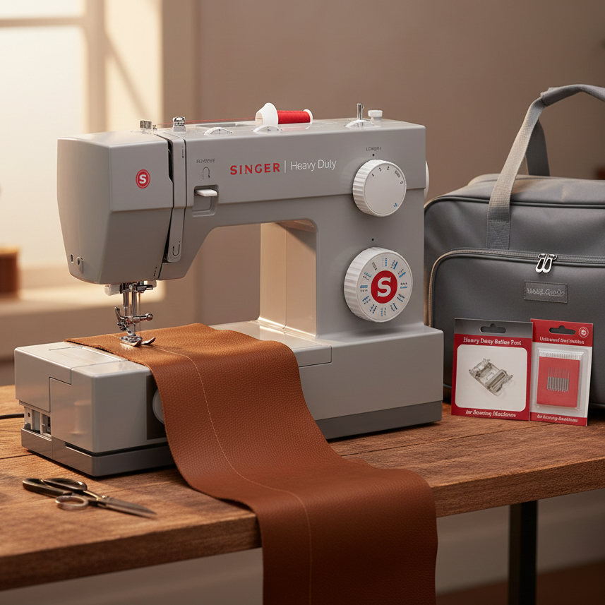 Singer Heavy Duty 4423 Sewing Machine * Special FREE Bundle with Free Heavy Duty Carry Bag, Needle Pack and Roller Foot worth £50 * Which? Best Buy 2 years running, 60% stronger, 30% faster - Latest 2026 model year