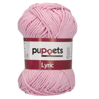 Ball of Puppets Lyric No. 8 cotton yarn in Soft Pink