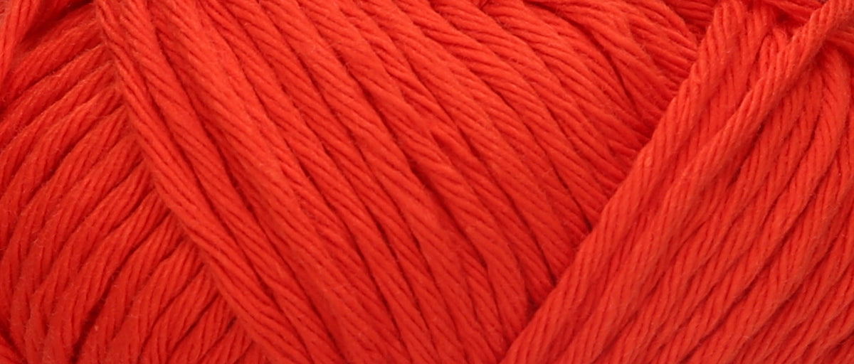 Ball of Puppets Lyric No. 8 cotton yarn in Scarlet