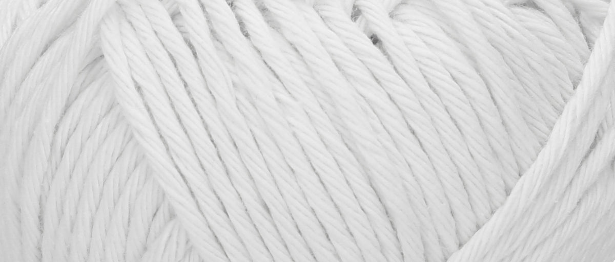 Ball of Puppets Lyric No. 8 cotton yarn in white