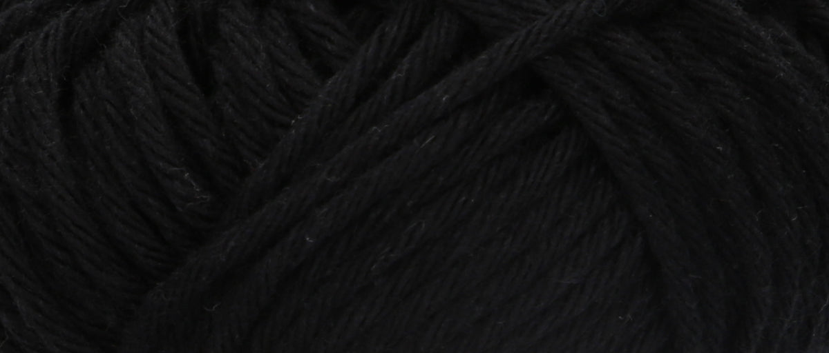 Ball of Puppets Lyric No. 8 cotton yarn in black