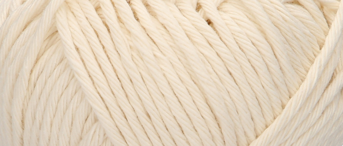 Ball of Puppets Lyric No. 8 cotton yarn in cream