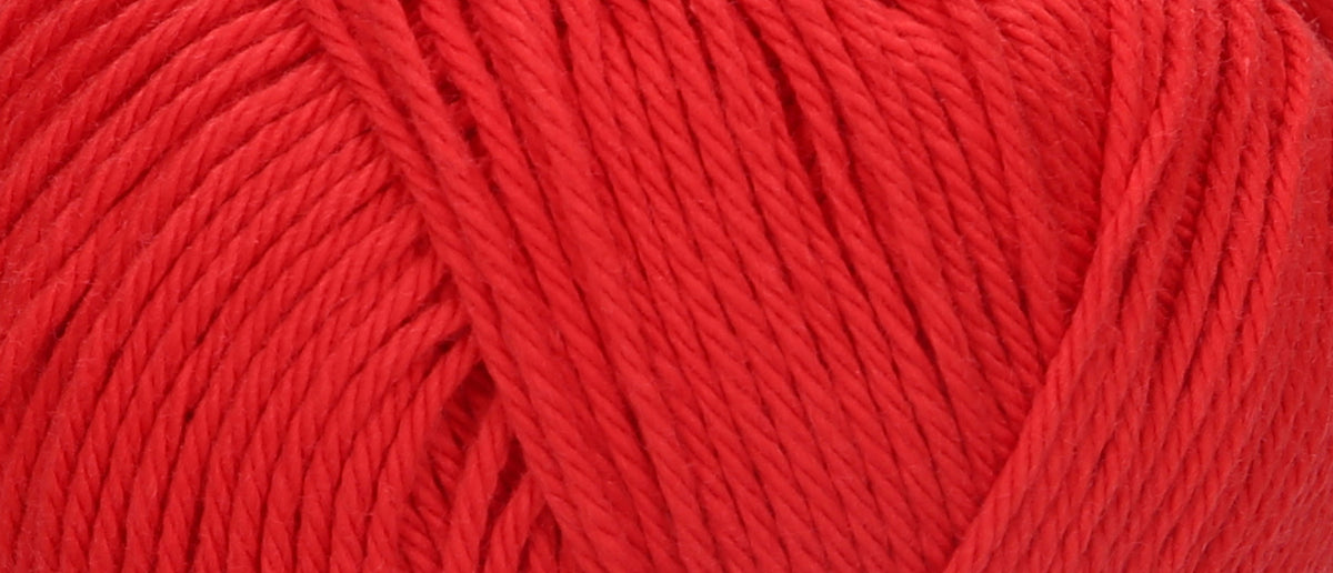 Ball of Puppets Lyric No. 8 cotton yarn in red