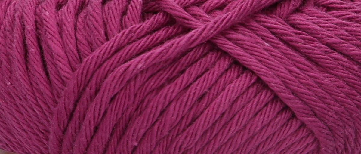 Ball of Puppets Lyric No. 8 cotton yarn in dark pink