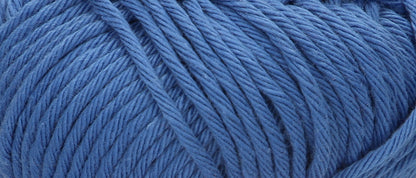 Ball of Puppets Lyric No. 8 cotton yarn in mid blue