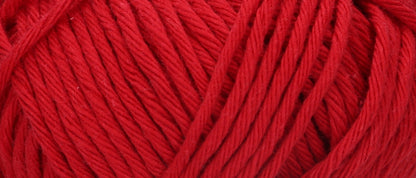 Ball of Puppets Lyric No. 8 cotton yarn in crimson