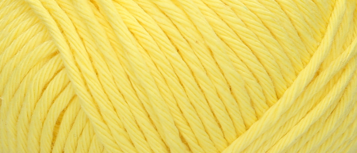 Ball of Puppets Lyric No. 8 cotton yarn in lemon