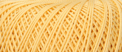 Ball of Puppets Eldorado No 6 cotton yarn in pale gold