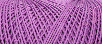 Ball of Puppets Eldorado No 6 cotton yarn in purple