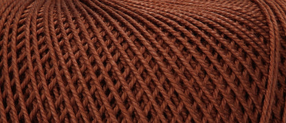Ball of Puppets Eldorado No. 6 cotton yarn in brown