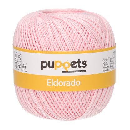 Ball of Puppets Eldorado No 6 cotton yarn in pale pink