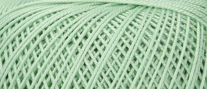 Ball of Puppets Eldorado No 6 cotton yarn in pale green
