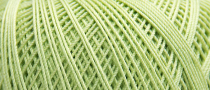 Ball of Puppets Eldorado No 10 cotton yarn in lime