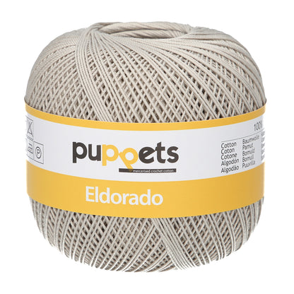Ball of Puppets Eldorado No 10 cotton yarn in greige