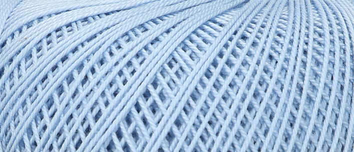 Ball of Puppets Eldorado No 10 cotton yarn in pale blue