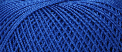 Ball of Puppets Eldorado No 10 cotton yarn in royal blue