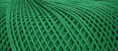 Ball of Puppets Eldorado No 10 cotton yarn in emerald