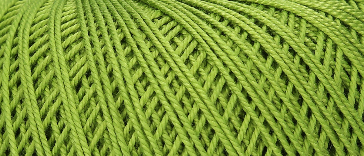 Ball of Puppets Eldorado No 12 cotton yarn in green