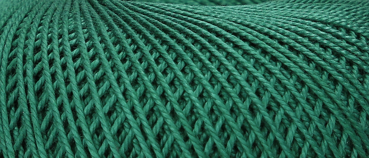 Ball of Puppets Eldorado No 16 cotton yarn in bottle green