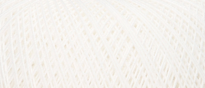 Ball of Puppets Eldorado cotton crochet yarn in white