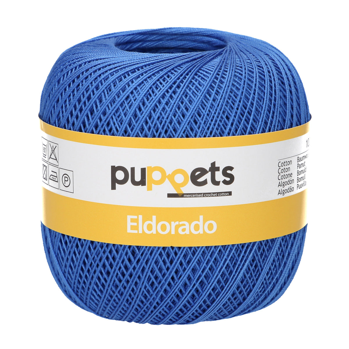 Ball of Puppets Eldorado No 16 cotton yarn in dark blue