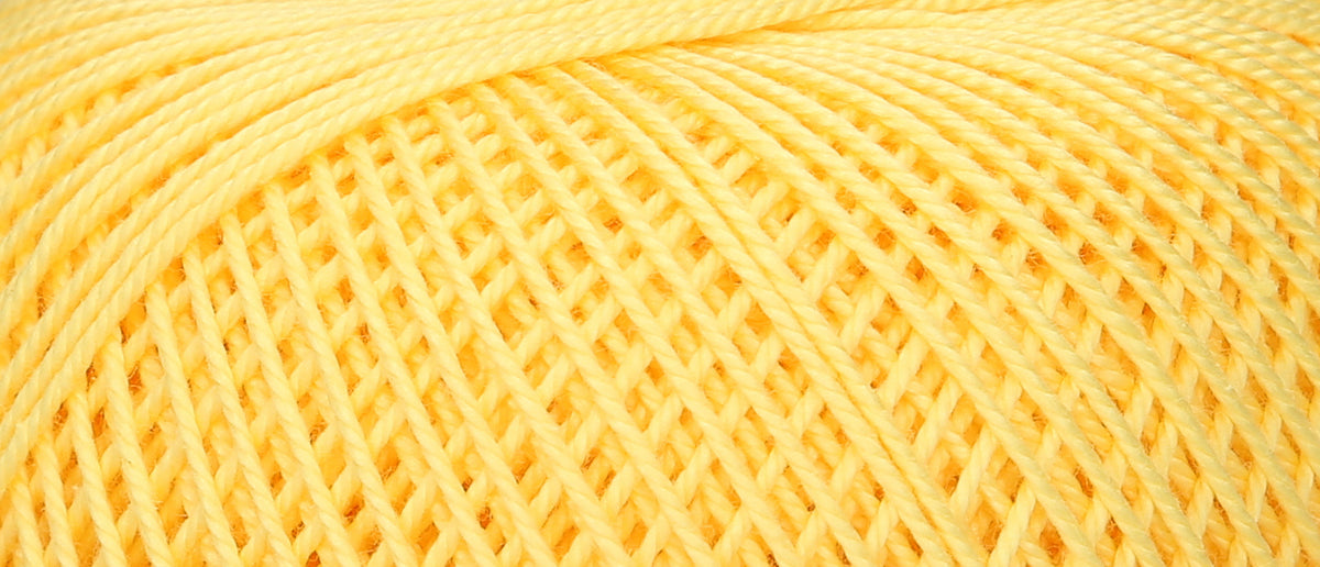 Ball of Puppets Eldorado cotton crochet yarn in yellow