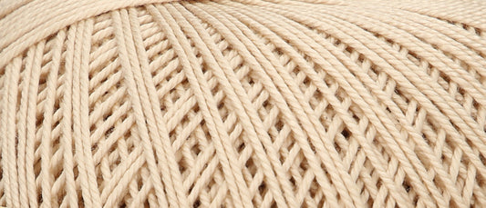 Ball of Puppets Eldorado cotton crochet yarn in natural
