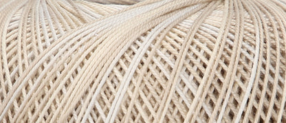 Ball of Puppets Eldorado variegated cotton crochet yarn in natural