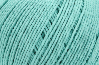 Ball of turquoise Anchor Organic Cotton yarn