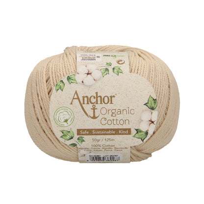 Ball of sand beach Anchor Organic Cotton yarn