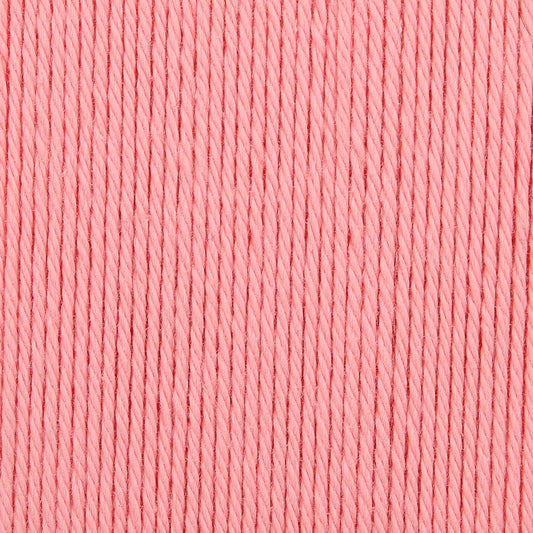 Ball of flamingo pink Anchor Organic Cotton yarn