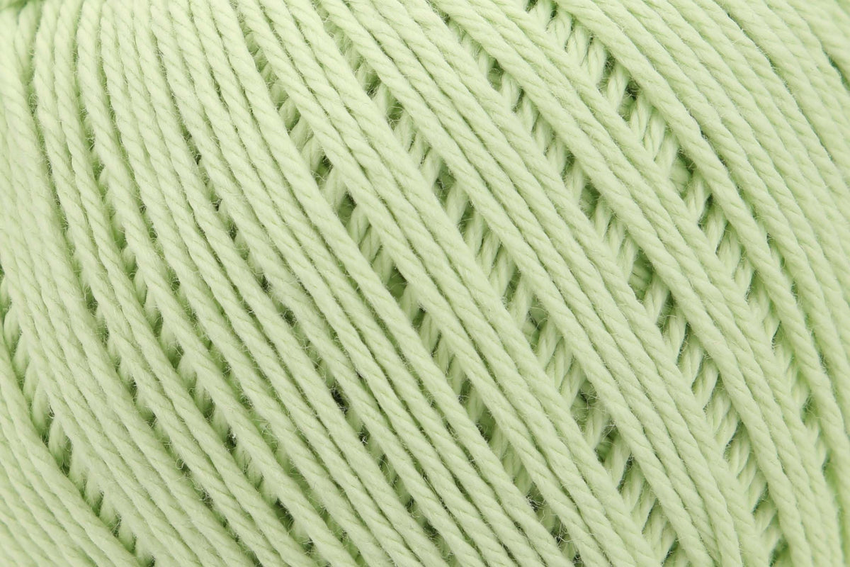 Ball of green mint Anchor Organic Cotton yarn