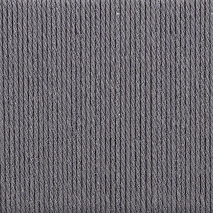 Ball of Anchor Organic Cotton yarn in dark graphite grey