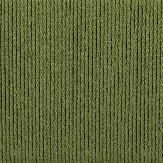 Ball of Anchor Organic Cotton yarn in moss green