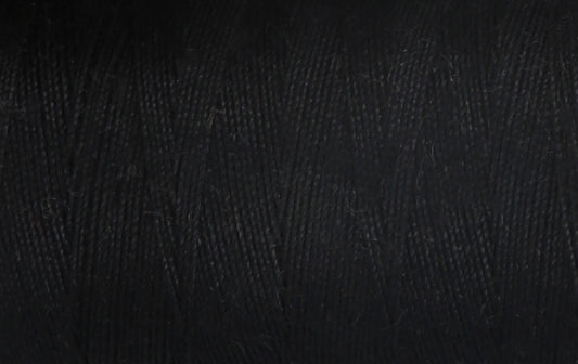 Close-up of black Coats cotton sewing thread