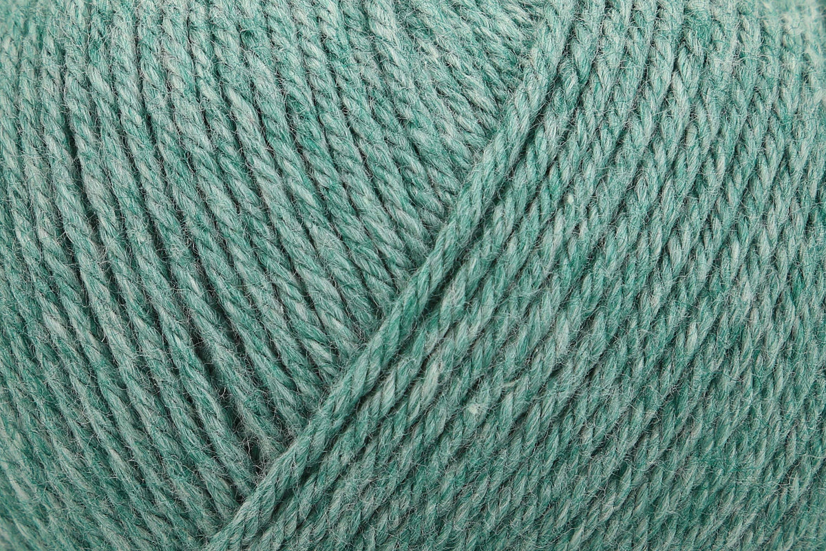 Ball of emerald Anchor Cotton 'n' Wool 4 ply yarn