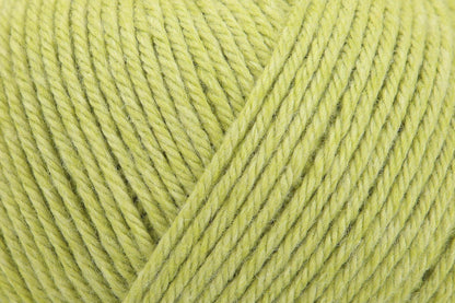 Ball of Anchor Cotton 'n' Wool 4 ply yarn in Peridot