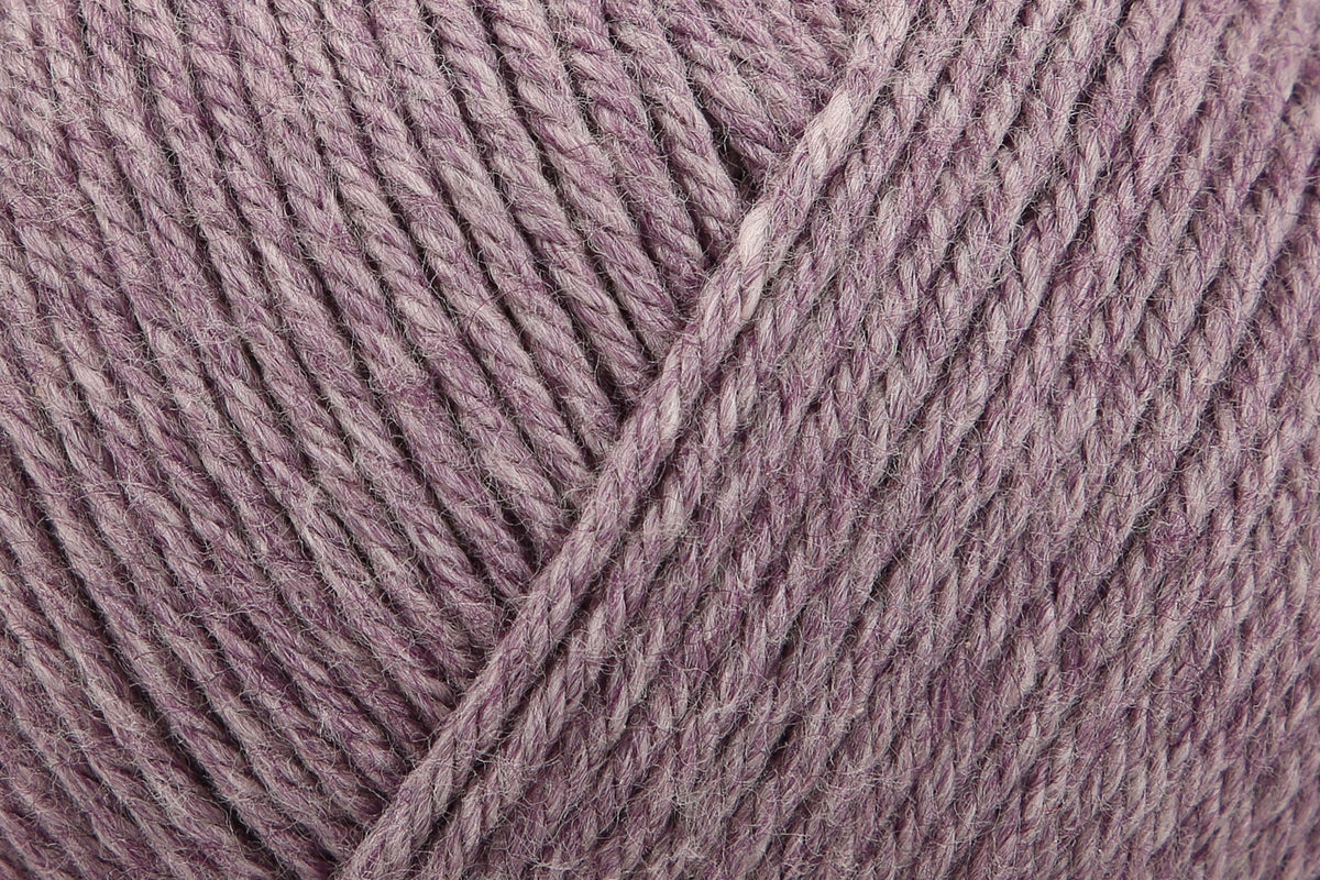 Ball of amethyst Anchor Cotton 'n' Wool 4 ply yarn