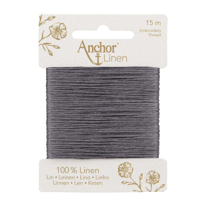 Card of Anchor linen embroidery thread in Shadow