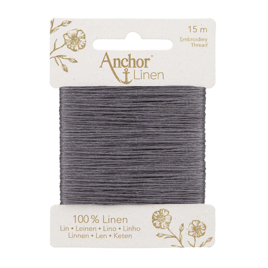 Card of Anchor linen embroidery thread in Shadow