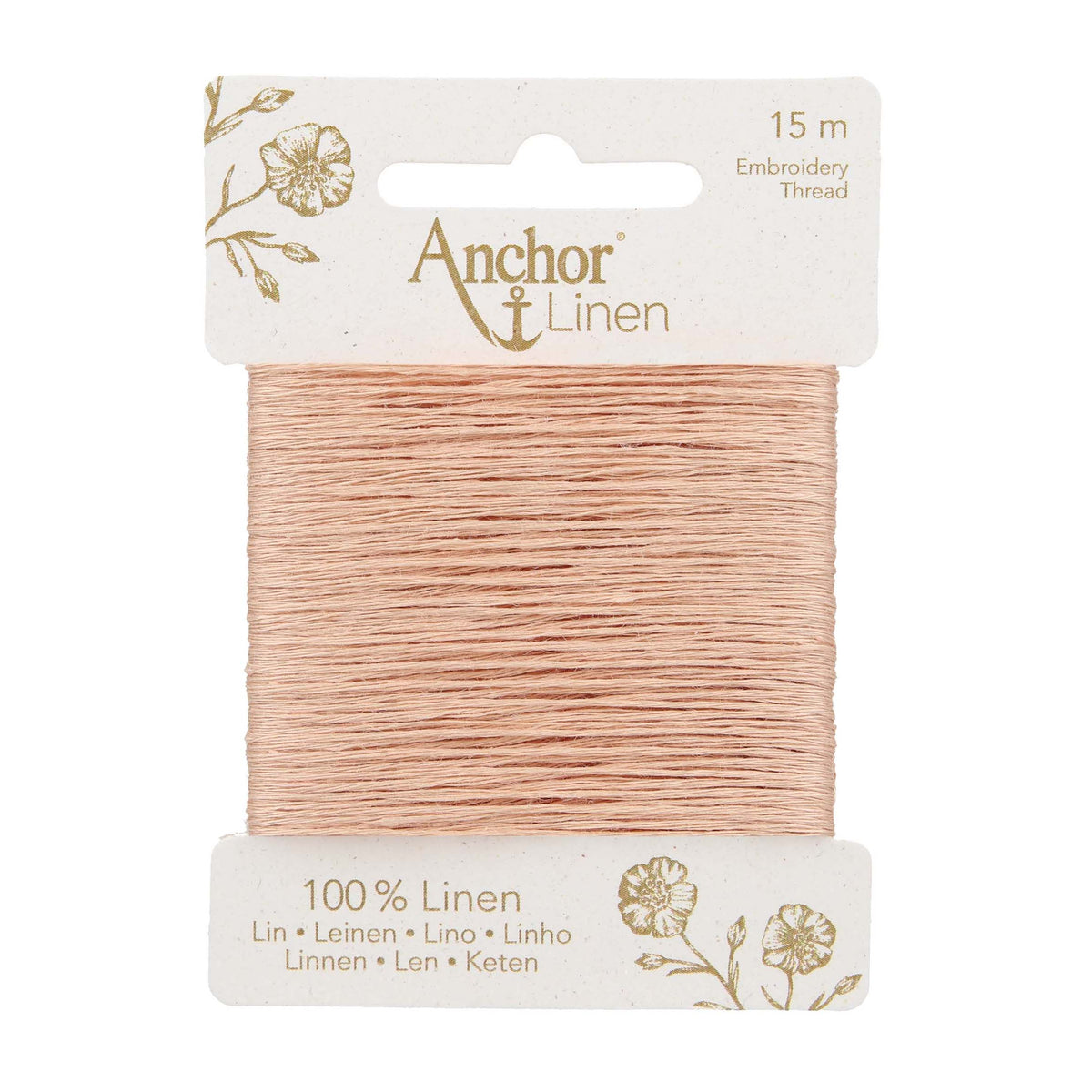 Card of Anchor linen embroidery thread in Lace