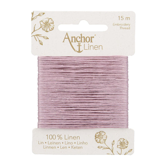 Card of Anchor linen embroidery thread in Lilac