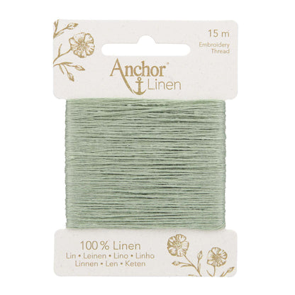 Card of Anchor linen embroidery thread in Aloe